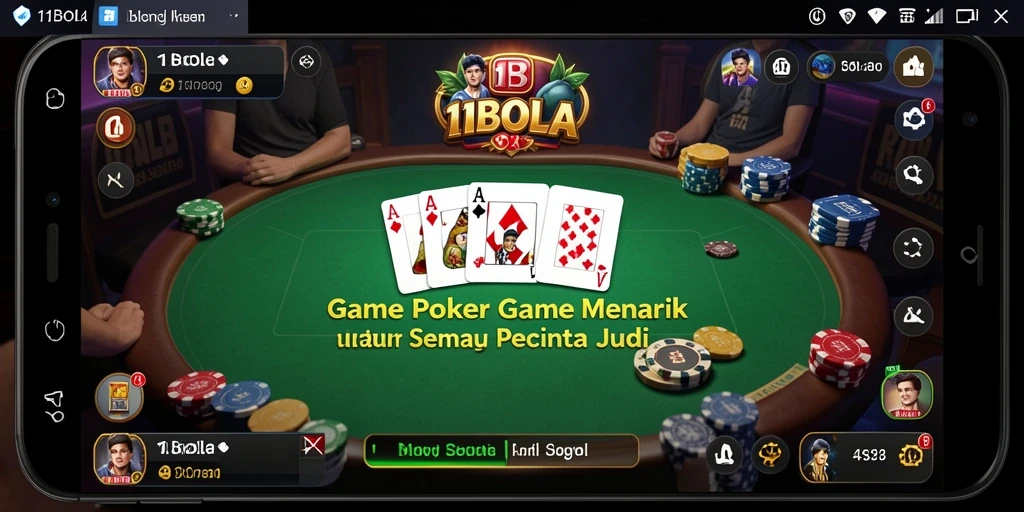 Tampilan screenshot gameplay seru di 11BOLA dengan pemain yang aktif.