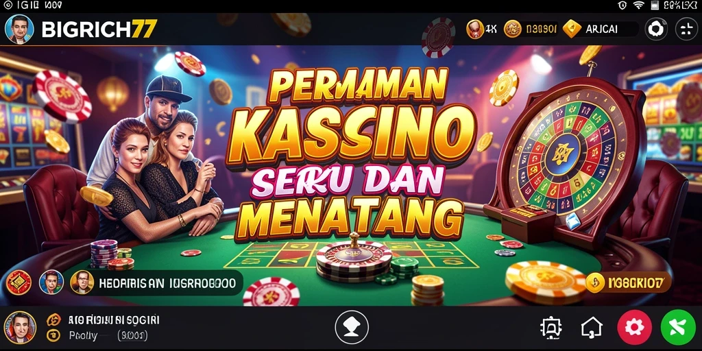 Tampilan gameplay seru dan menantang dari BIGRICH77.