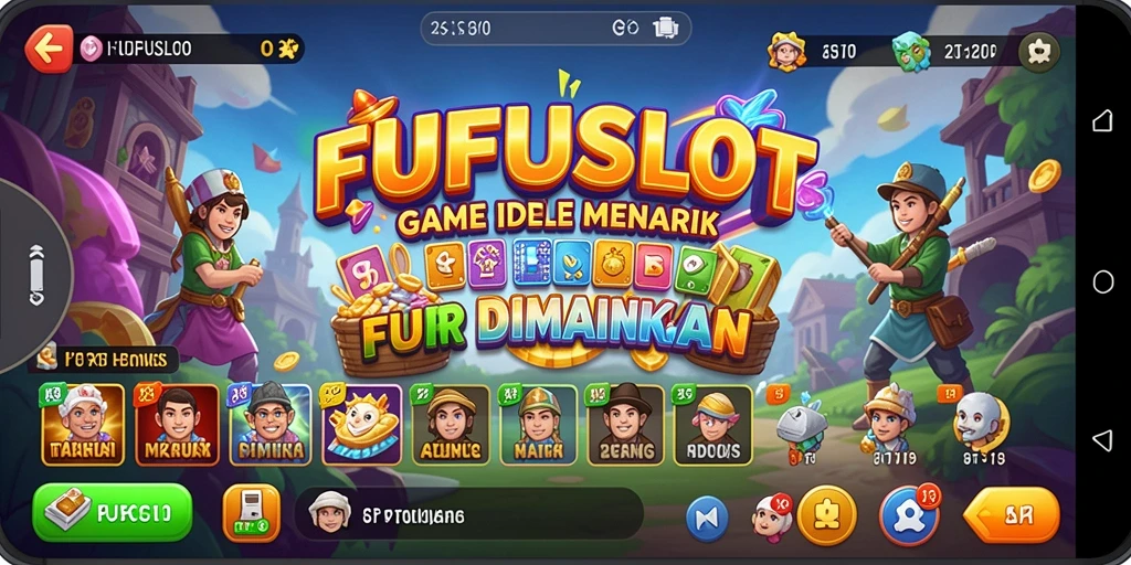 Tampilan gameplay Idle yang menarik di FUFUSLOT.