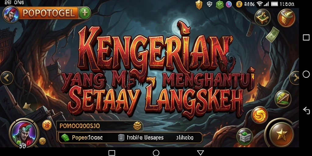 Tangkapan layar menampilkan suasana menyeramkan di dalam game POPOTOGEL.